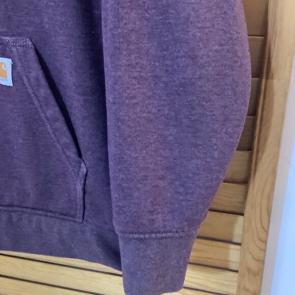 Carhartt Hoodie Xl Relaxed Fit Magenta Color - Picture 3 of 10